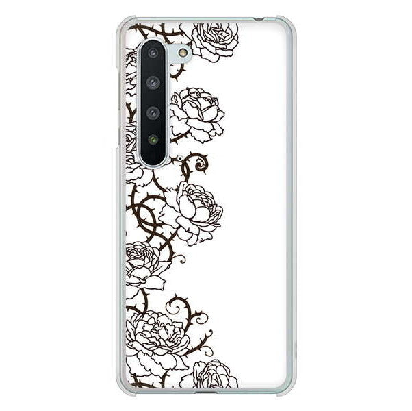 AQUOS R5G SH-51A docomo 高画質仕上げ 背面印刷 ハードケース 【467 イバラ】