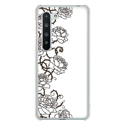 AQUOS R5G SH-51A docomo 高画質仕上げ 背面印刷 ハードケース 【467 イバラ】