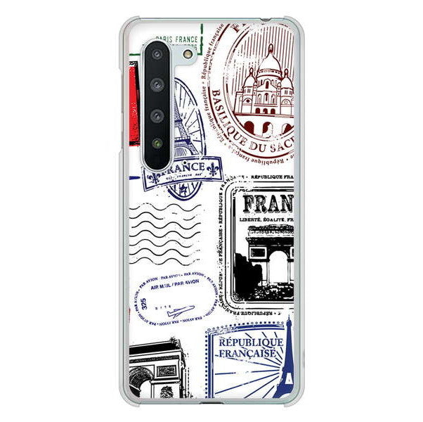 AQUOS R5G SH-51A docomo 高画質仕上げ 背面印刷 ハードケース LOVE フランス