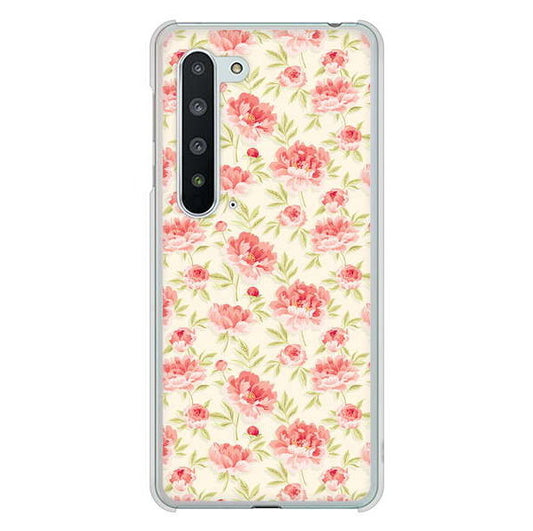AQUOS R5G SH-51A docomo 高画質仕上げ 背面印刷 ハードケース 北欧の小花