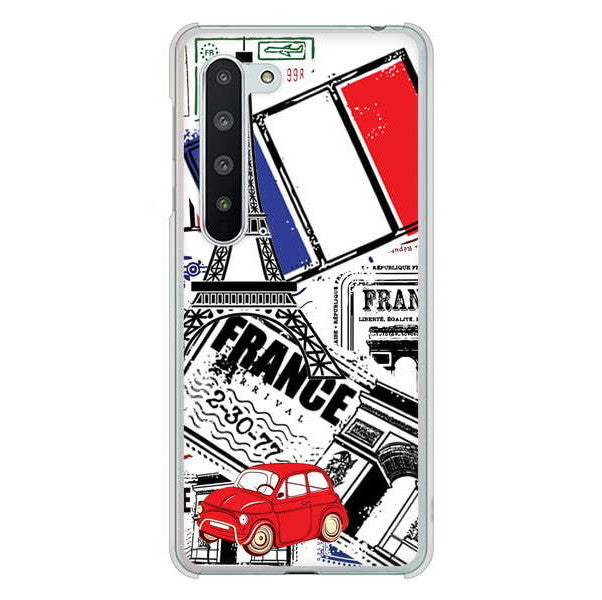 AQUOS R5G SH-51A docomo 高画質仕上げ 背面印刷 ハードケース LOVE フランス