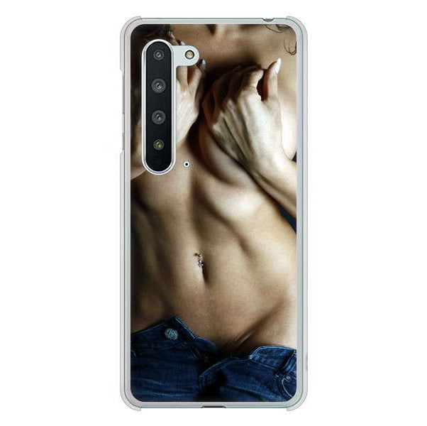 AQUOS R5G SH-51A docomo 高画質仕上げ 背面印刷 ハードケース 【602 ボディライン】