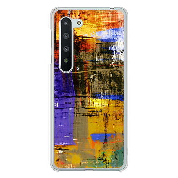 AQUOS R5G SH-51A docomo 高画質仕上げ 背面印刷 ハードケース 【609 クラッシュアートBL】