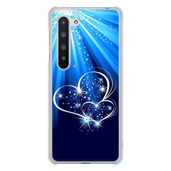 AQUOS R5G SH-51A docomo 高画質仕上げ 背面印刷 ハードケース きらめきハート