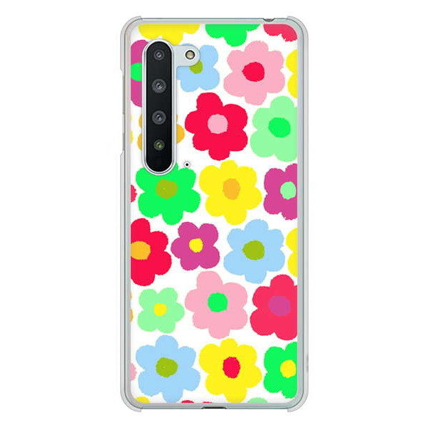 AQUOS R5G SH-51A docomo 高画質仕上げ 背面印刷 ハードケース ルーズフラワー