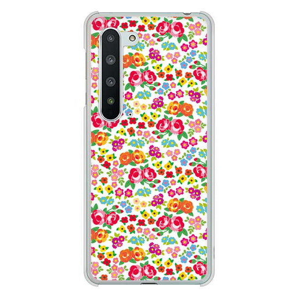 AQUOS R5G SH-51A docomo 高画質仕上げ 背面印刷 ハードケース リバティプリント