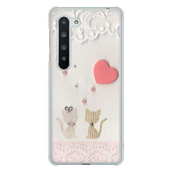 AQUOS R5G SH-51A docomo 高画質仕上げ 背面印刷 ハードケース クラフト写真ネコ