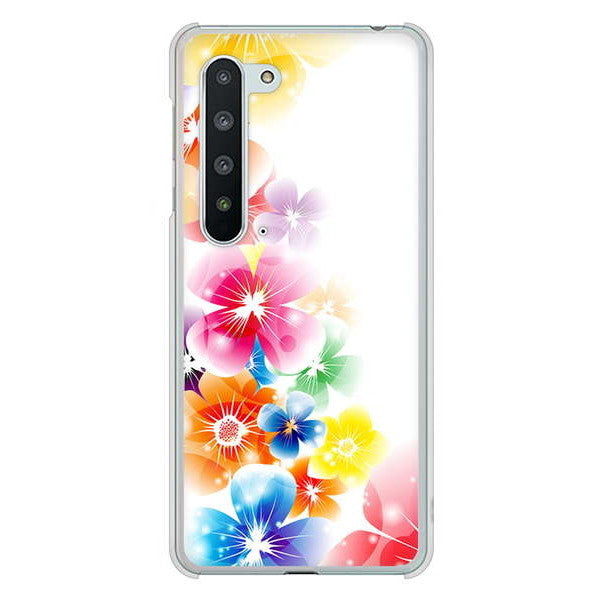 AQUOS R5G SH-51A docomo 高画質仕上げ 背面印刷 ハードケース 【1209 光と花】