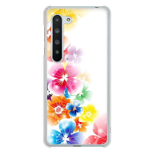 AQUOS R5G SH-51A docomo 高画質仕上げ 背面印刷 ハードケース 【1209 光と花】