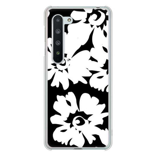 AQUOS R5G SH-51A docomo 高画質仕上げ 背面印刷 ハードケース 【1215 モダンフラワー】