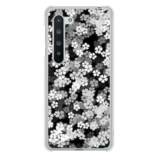 AQUOS R5G SH-51A docomo 高画質仕上げ 背面印刷 ハードケース 【1332 夜桜】