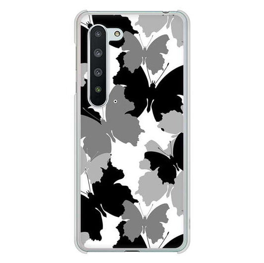 AQUOS R5G SH-51A docomo 高画質仕上げ 背面印刷 ハードケース 【1336 夜の蝶】