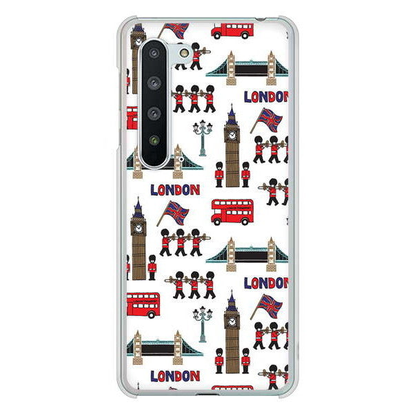 AQUOS R5G SH-51A docomo 高画質仕上げ 背面印刷 ハードケース 【EK811 ロンドンの街】