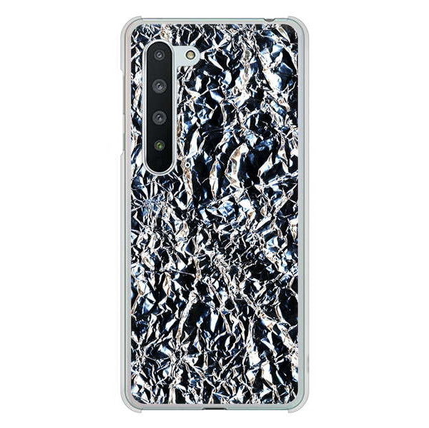 AQUOS R5G SH-51A docomo 高画質仕上げ 背面印刷 ハードケース 【EK835 スタイリッシュアルミシルバー】