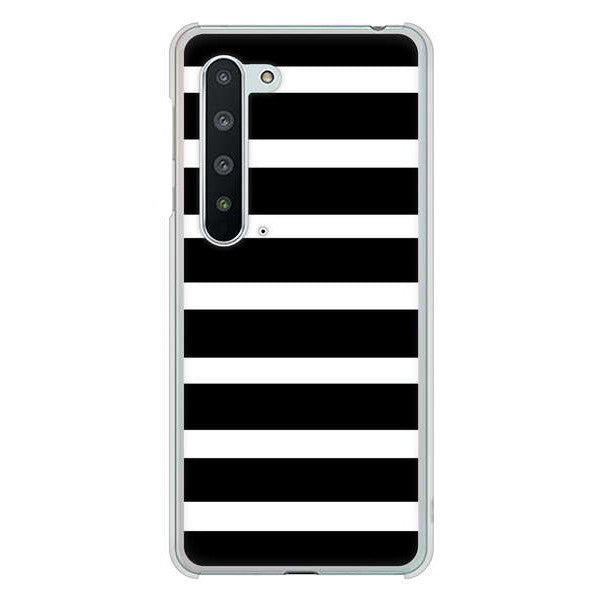 AQUOS R5G SH-51A docomo 高画質仕上げ 背面印刷 ハードケース シンプルボーダー