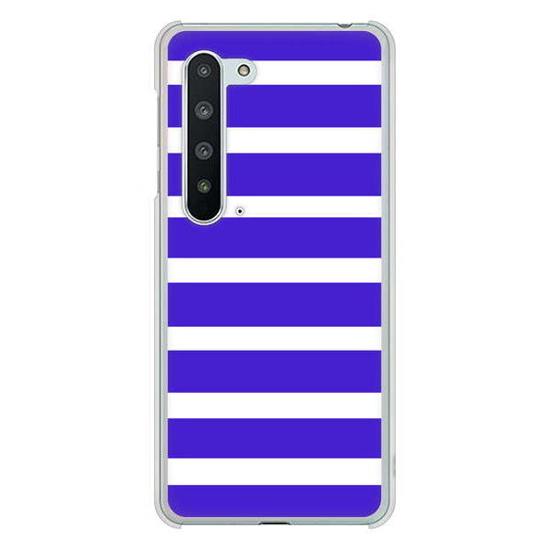 AQUOS R5G SH-51A docomo 高画質仕上げ 背面印刷 ハードケース シンプルボーダー