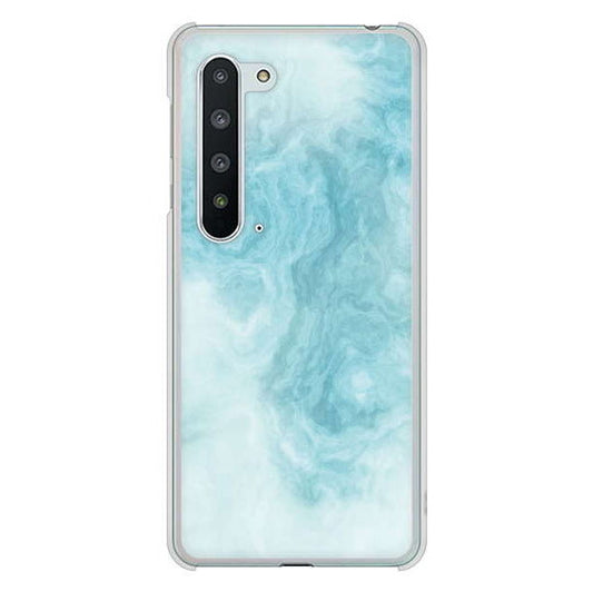 AQUOS R5G SH-51A docomo 高画質仕上げ 背面印刷 ハードケース 大理石BK