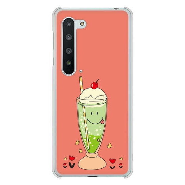 AQUOS R5G SH-51A docomo 高画質仕上げ 背面印刷 ハードケース スイーツイラスト