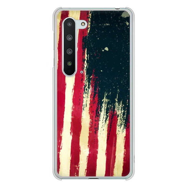 AQUOS R5G SH-51A docomo 高画質仕上げ 背面印刷 ハードケース 【MI805 ヴィンテージアメリカ】