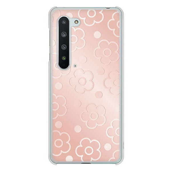 AQUOS R5G SH-51A docomo 高画質仕上げ 背面印刷 ハードケース エンボス風デイジーシンプル