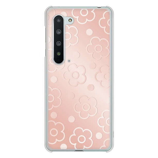 AQUOS R5G SH-51A docomo 高画質仕上げ 背面印刷 ハードケース エンボス風デイジーシンプル