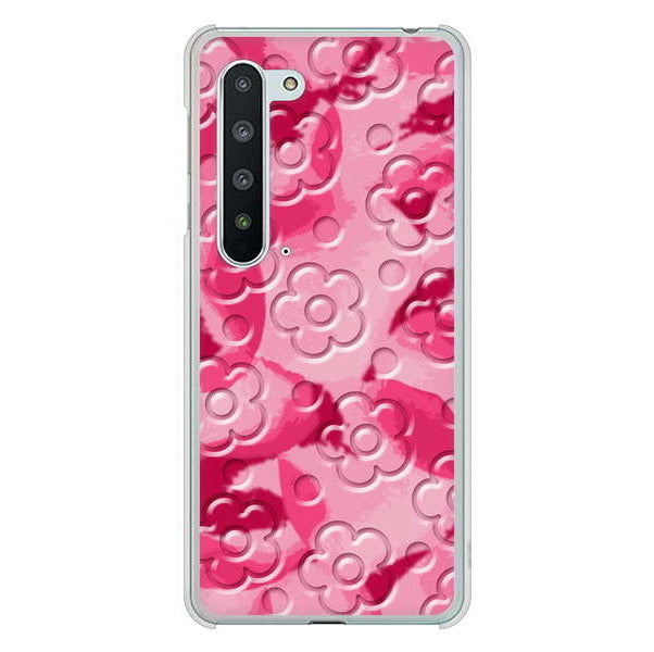 AQUOS R5G SH-51A docomo 高画質仕上げ 背面印刷 ハードケース フラワーヴェルニ