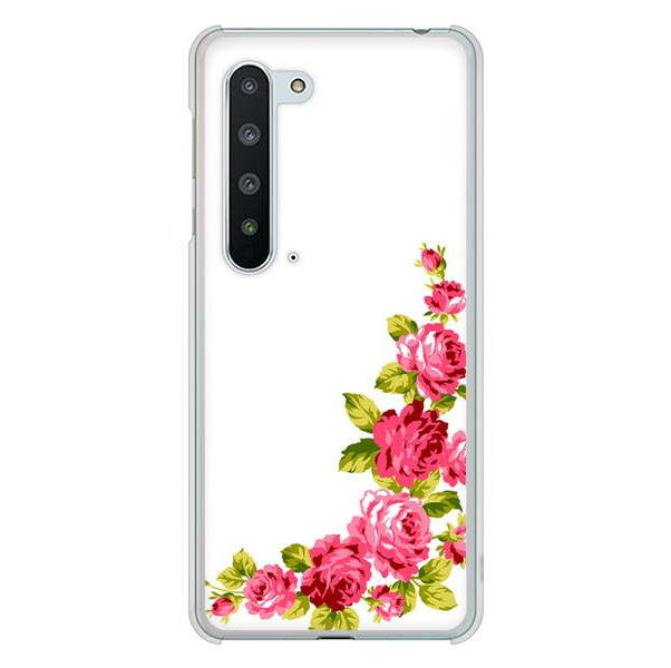 AQUOS R5G SH-51A docomo 高画質仕上げ 背面印刷 ハードケース ロマンチックなバラ