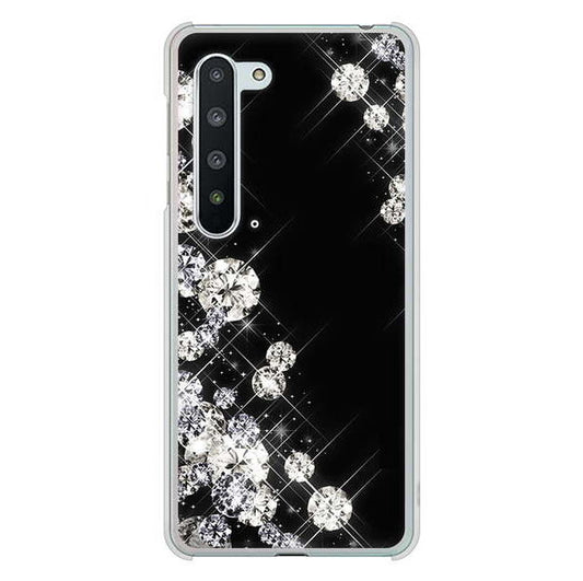 AQUOS R5G SH-51A docomo 高画質仕上げ 背面印刷 ハードケース 【VA871 ダイヤモンドフレーム】