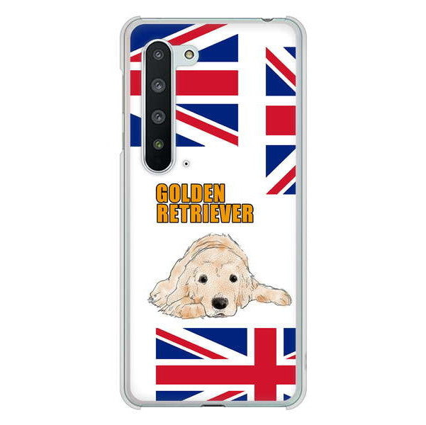 AQUOS R5G SH-51A docomo 高画質仕上げ 背面印刷 ハードケース ゴールデンレトリバー