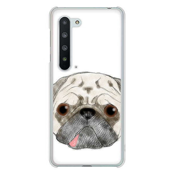 AQUOS R5G SH-51A docomo 高画質仕上げ 背面印刷 ハードケース パグ