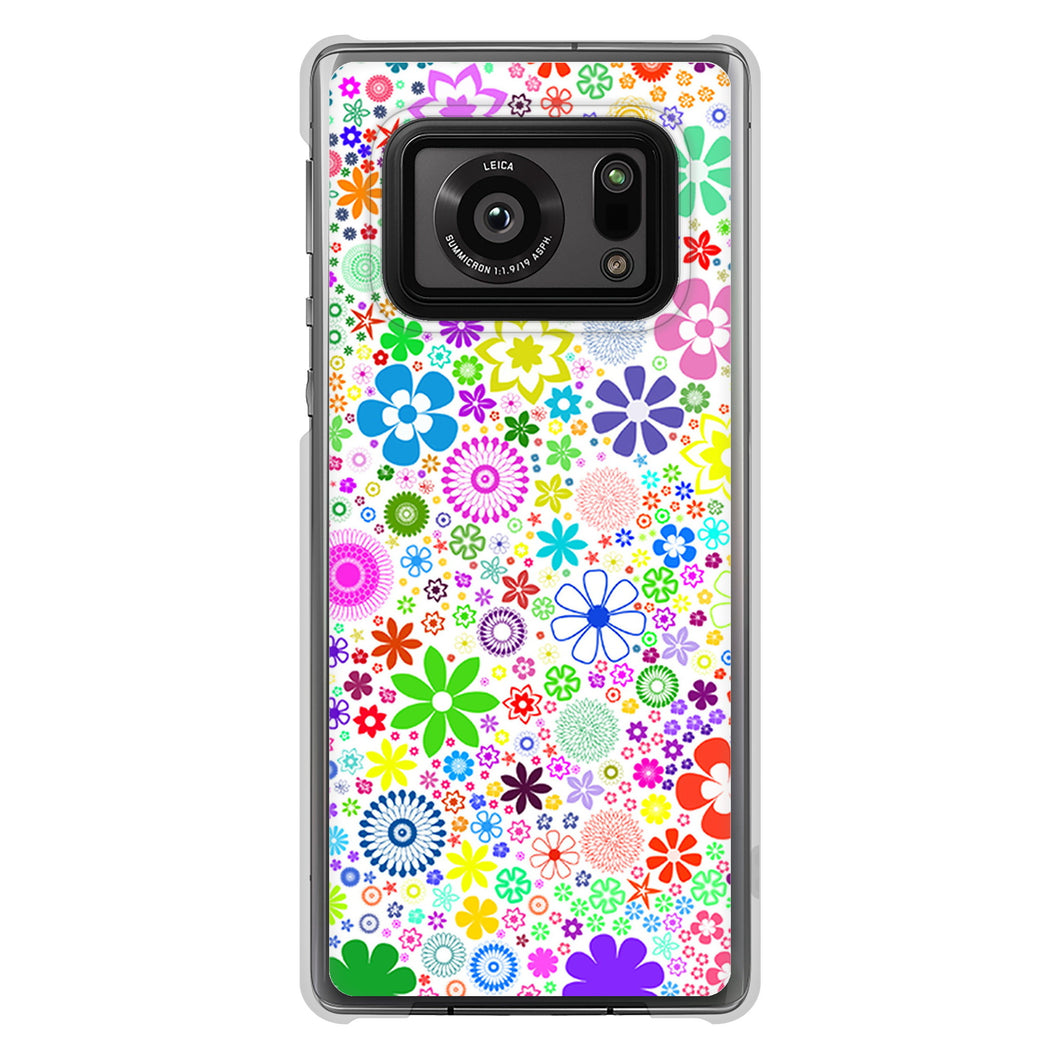 AQUOS R6 SH-51B 高画質仕上げ 背面印刷 ハードケース リバティプリント