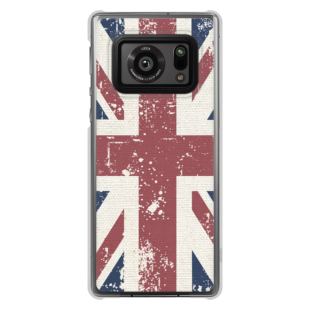 AQUOS R6 SH-51B 高画質仕上げ 背面印刷 ハードケース ユニオンジャック