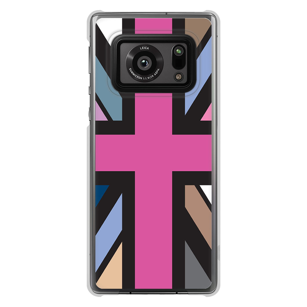 AQUOS R6 SH-51B 高画質仕上げ 背面印刷 ハードケース ユニオンジャック