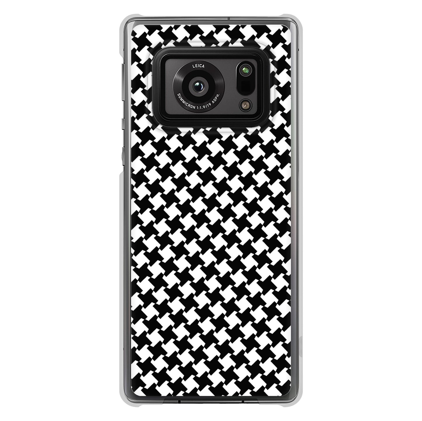 AQUOS R6 SH-51B 高画質仕上げ 背面印刷 ハードケース 【514 和柄&筆文字 風車】