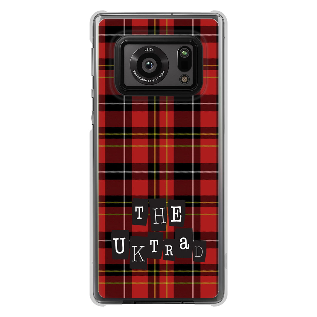 AQUOS R6 SH-51B 高画質仕上げ 背面印刷 ハードケース 【547 THEチェック】