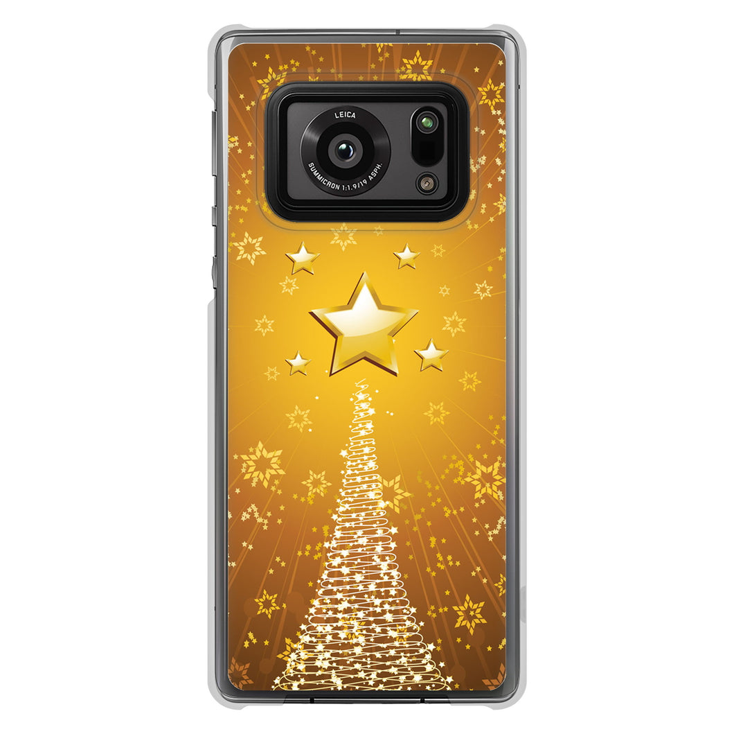 AQUOS R6 SH-51B 高画質仕上げ 背面印刷 ハードケース クリスマス