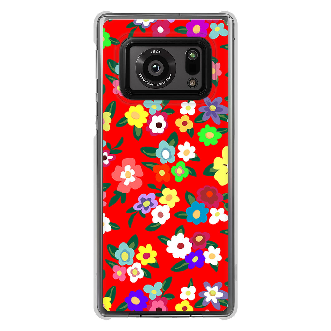 AQUOS R6 SH-51B 高画質仕上げ 背面印刷 ハードケース リバティプリント