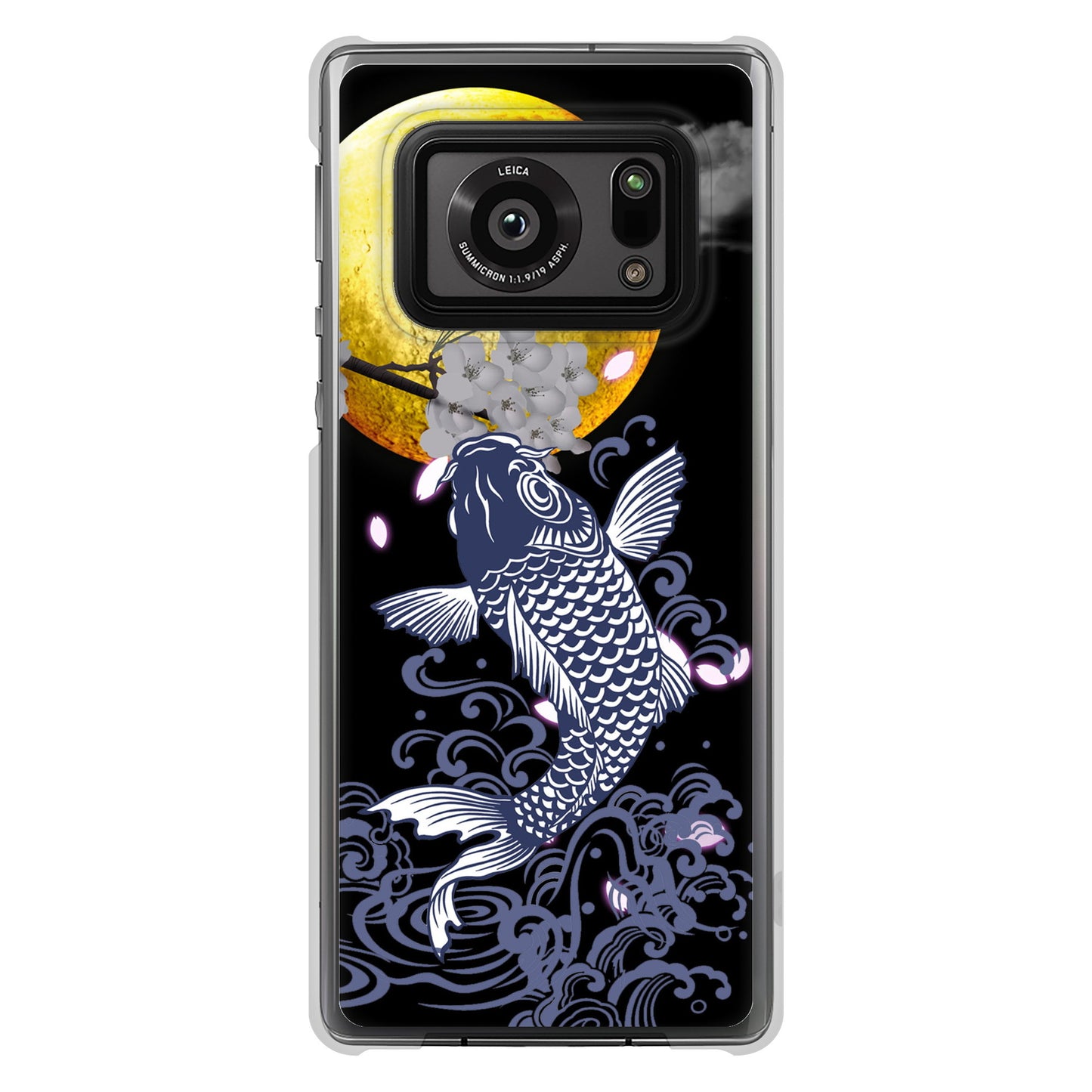 AQUOS R6 SH-51B 高画質仕上げ 背面印刷 ハードケース 鯉