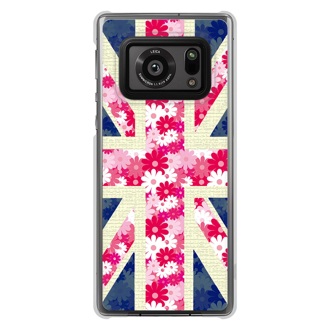 AQUOS R6 SH-51B 高画質仕上げ 背面印刷 ハードケース ユニオンジャック