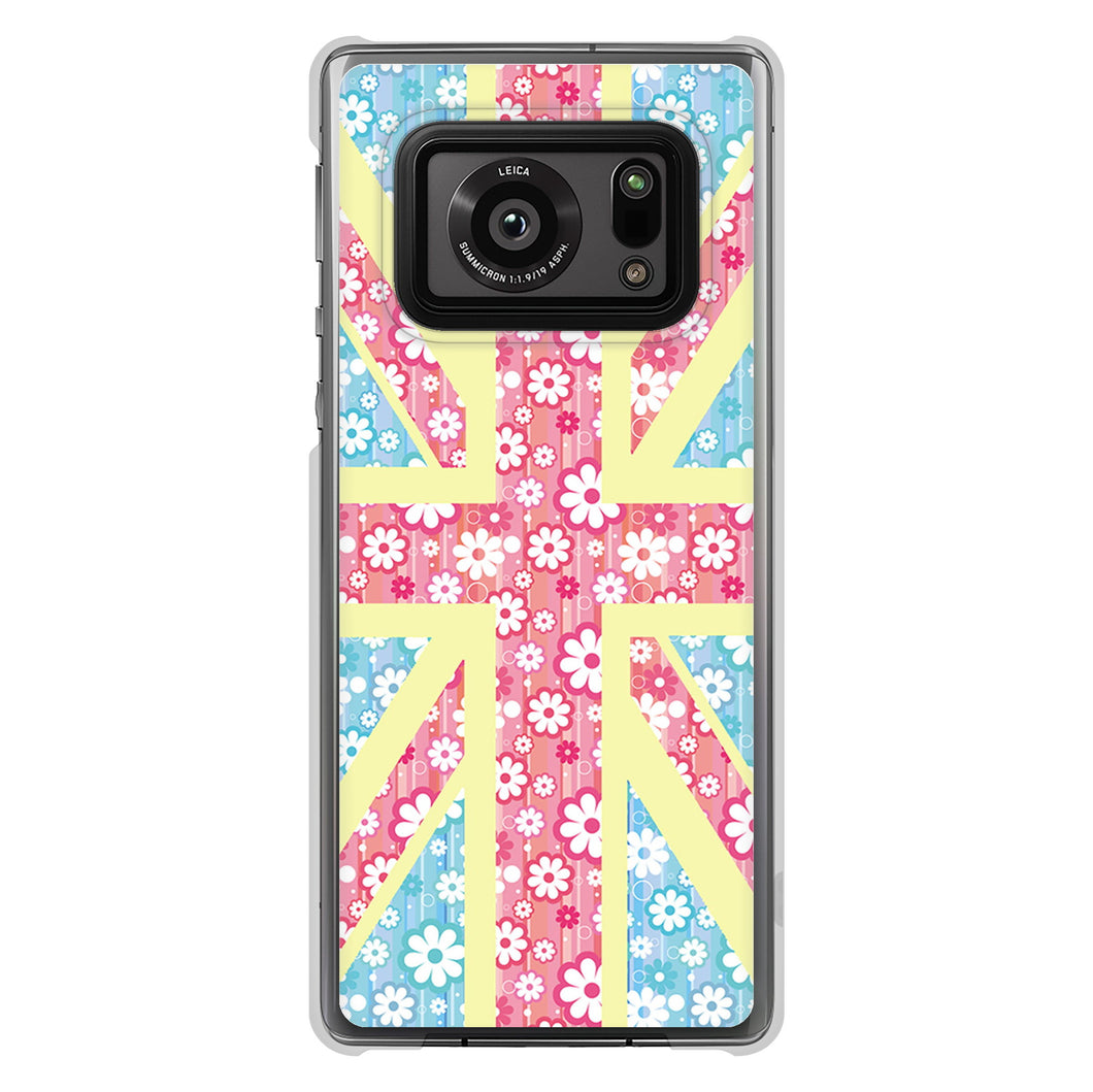 AQUOS R6 SH-51B 高画質仕上げ 背面印刷 ハードケース ユニオンジャック