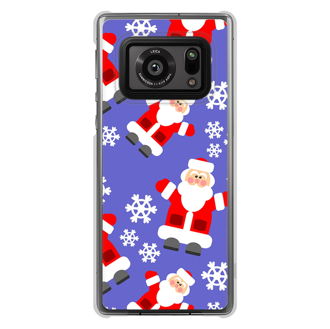 AQUOS R6 SH-51B 高画質仕上げ 背面印刷 ハードケース クリスマス