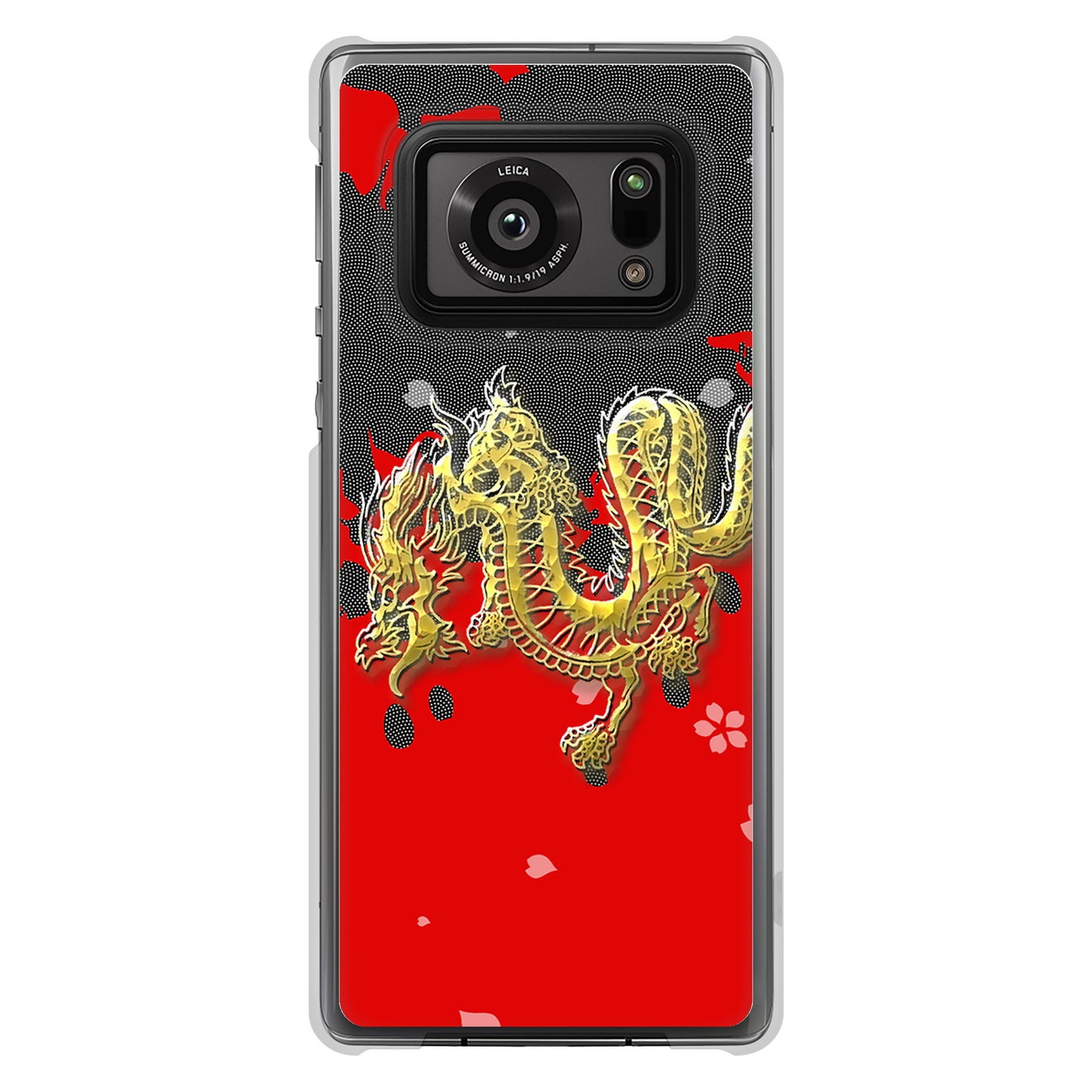 AQUOS R6 SH-51B 高画質仕上げ 背面印刷 ハードケース 和竜