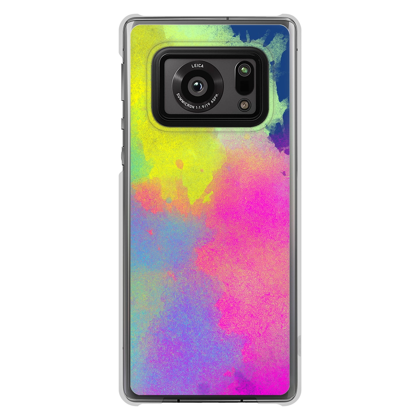 AQUOS R6 SH-51B 高画質仕上げ 背面印刷 ハードケース パステルアート