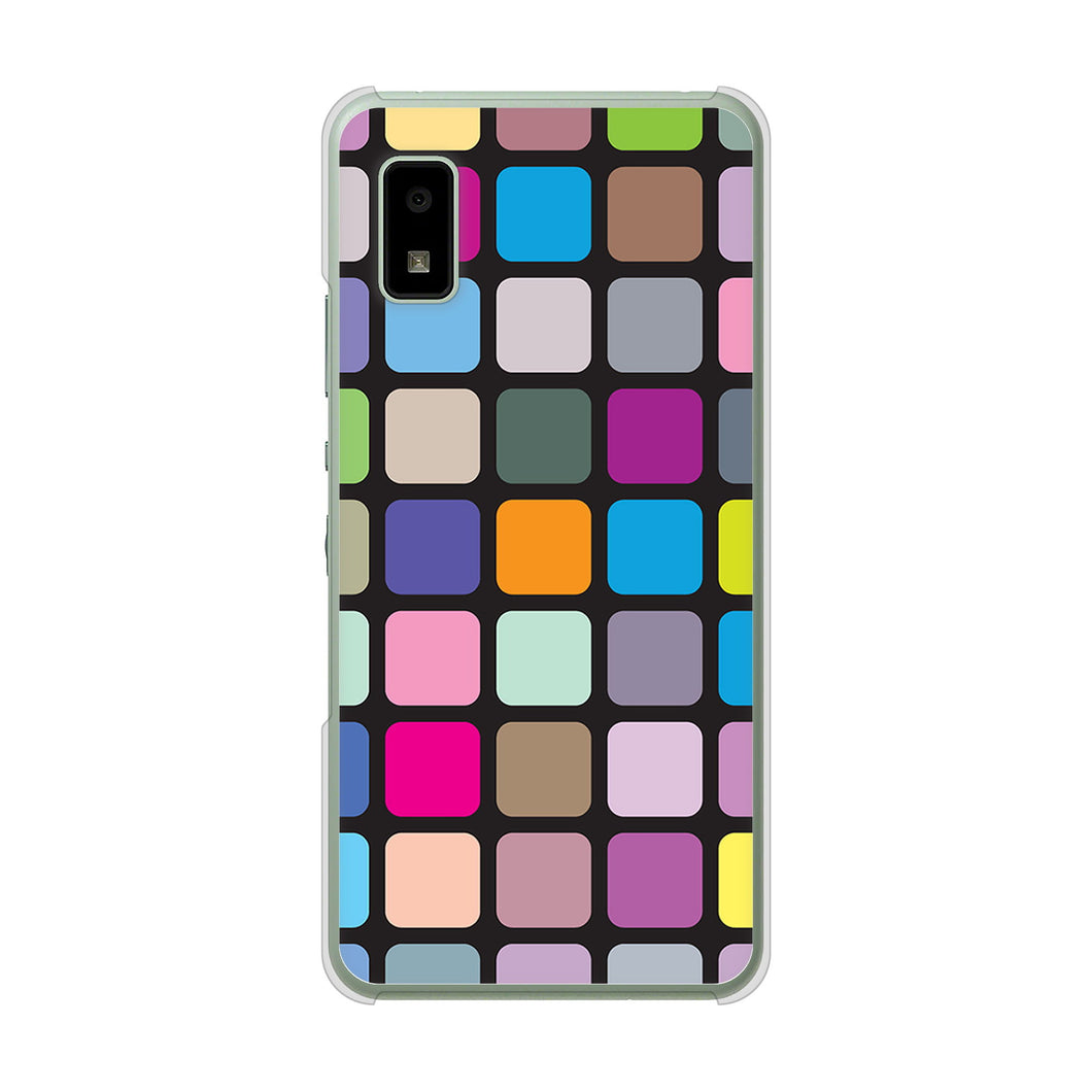 AQUOS wish2 SH-51C docomo 高画質仕上げ 背面印刷 ハードケース 【509 カラースクエア】