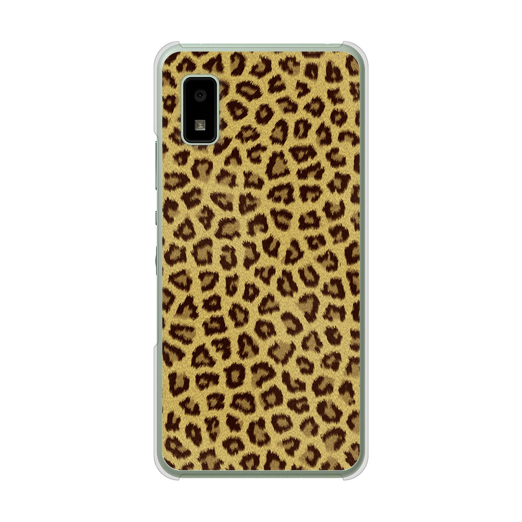 AQUOS wish2 SH-51C docomo 高画質仕上げ 背面印刷 ハードケース ヒョウ柄ベーシックS