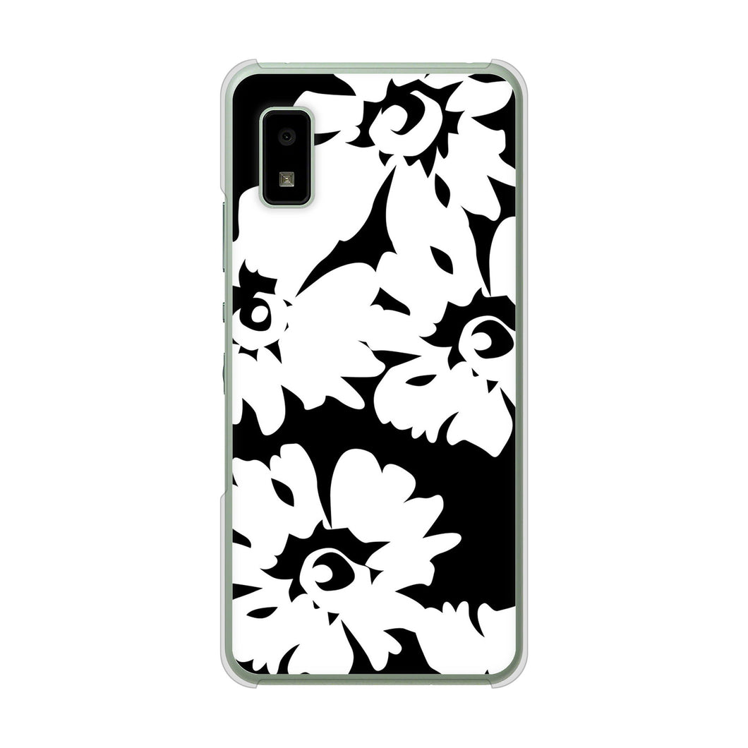 AQUOS wish2 SH-51C docomo 高画質仕上げ 背面印刷 ハードケース 【1215 モダンフラワー】