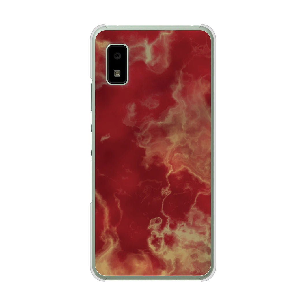 AQUOS wish2 SH-51C docomo 高画質仕上げ 背面印刷 ハードケース 大理石BK