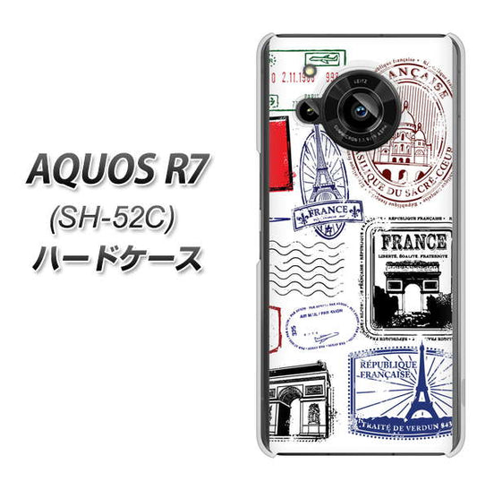 AQUOS R7 SH-52C docomo 高画質仕上げ 背面印刷 ハードケース【592 ＦＲＡＮＣＥ】
