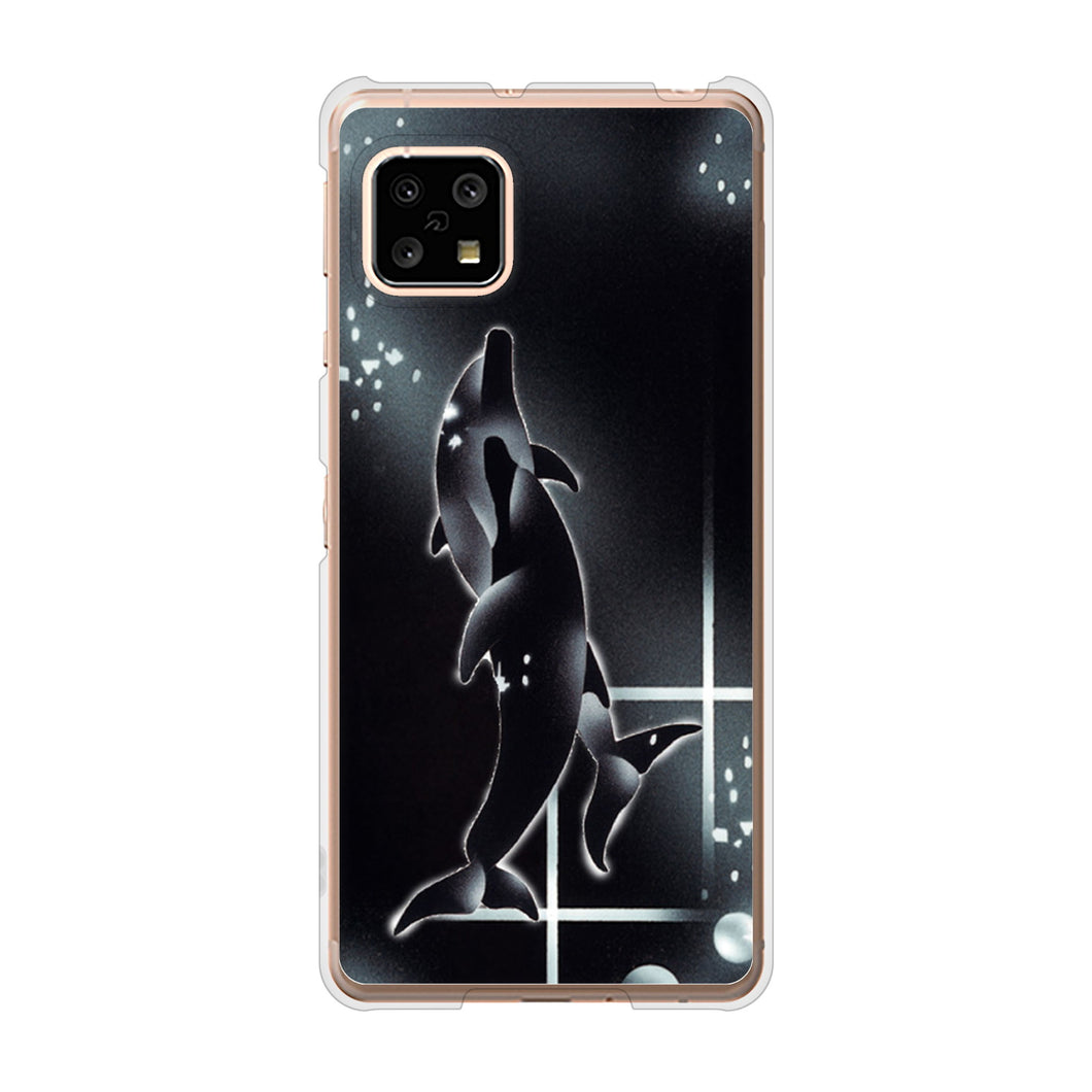 AQUOS sense5G SH-53A docomo 高画質仕上げ 背面印刷 ハードケース 海の守り神