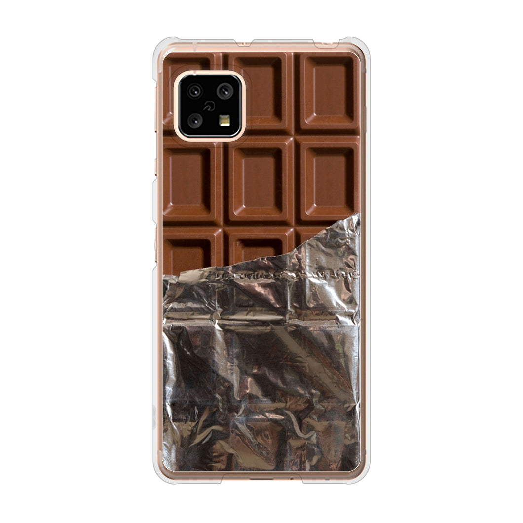 AQUOS sense5G SH-53A docomo 高画質仕上げ 背面印刷 ハードケース 板チョコ